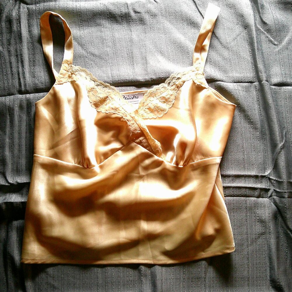 Yellow Lace Camisole